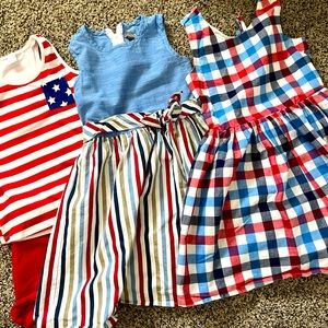 Girls size 7/8 dresses & 2 piece set